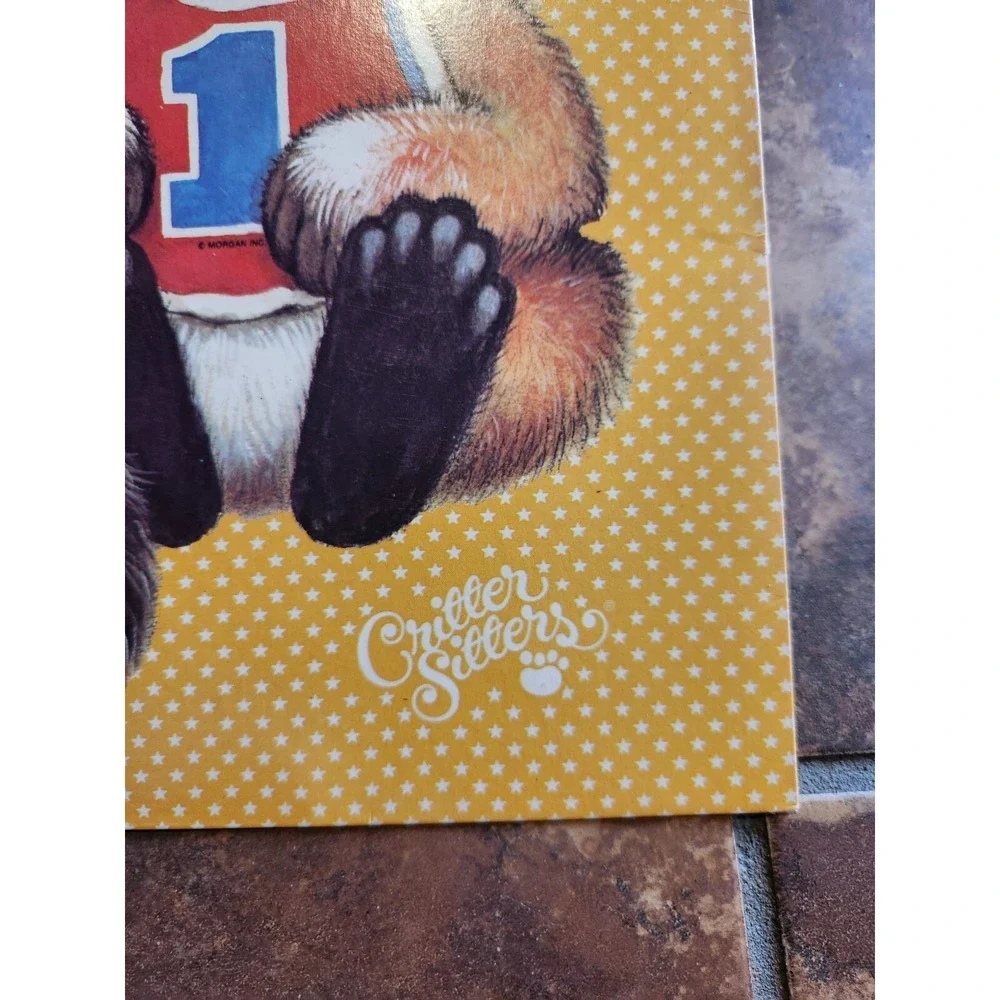 Vintage 1980'S Mead USA Raccoon‎ And Mouse Critter Sitters Folder